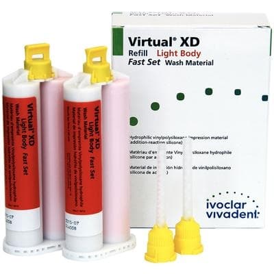 Ivoclar Vivadent Virtual Impression Material, Regular Set, Extra Light Body, 50 ml Cartridge Refill, 2/Pk, 768519 thumbnail 6