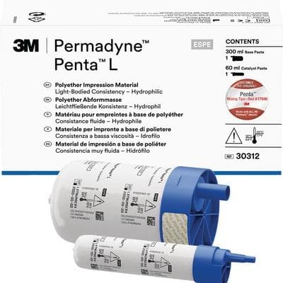 Solventum Permadyne Penta L Refill, 300ml Base + 60ml Catalyst, 2-Pack, #30312 - Permadyne Penta L Refill (2x300ml) - Image 1