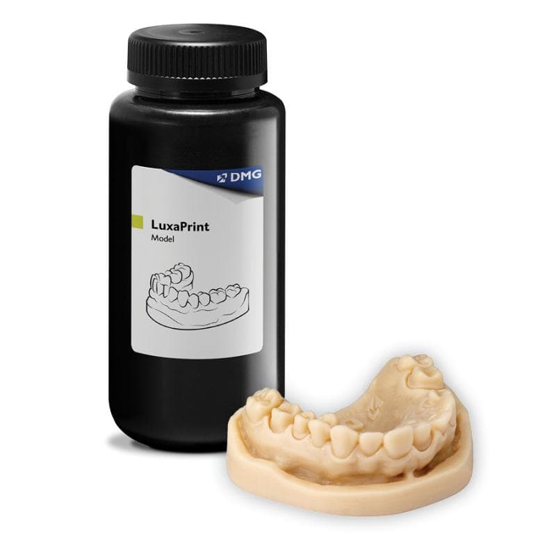 LuxaPrint Model 385/405nm Light-Curing 3D Printing Resin, 1000g Bottle, Ivory, 171276 thumbnail 7