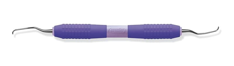 Premier Big Easy Ultralite Columbia 4L/4R Double-Ended Universal Curette, Purple Silicone Handle, #05615 thumbnail 14