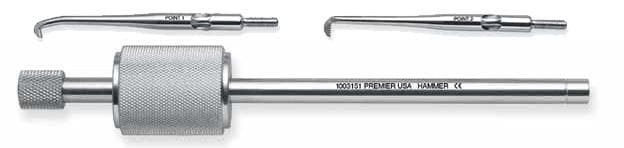 Premier Morrell Crown Remover Set with 2 Points, Includes Hammer, Handle & Points 1 & 2, 1/Pk, 1003151 thumbnail 11