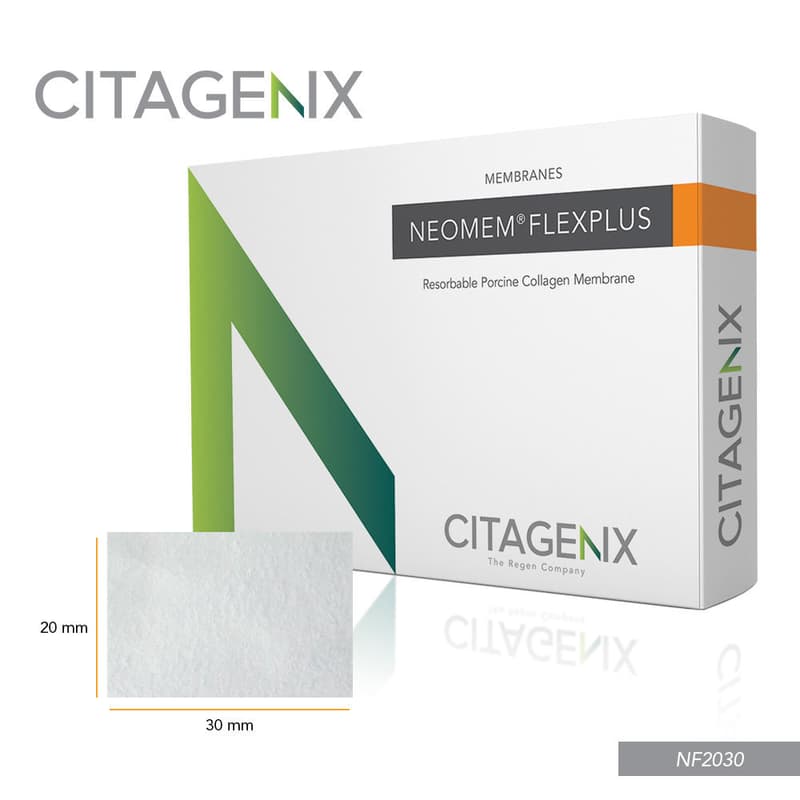 Citagenix NeoMem FlexPlus Resorbable Collagen Membrane, 30 x 40 mm, Porcine Peritoneum, NF3040 thumbnail 9
