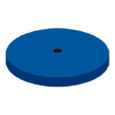 NTI Goldstar Silicone Polisher, Blue, Medium Grit, Large Disc, Unmounted, 22 mm, 100/Pack, P0401G thumbnail 5