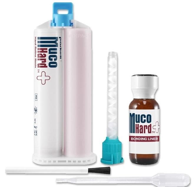 MucoHard+ Hard Denture Reline Kit, Self-Cure, Translucent Pink, 50 mL Cartridge, S640 thumbnail 25