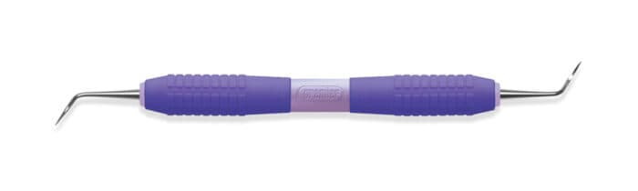 Big Easy® Ultralite™ Sickle Scaler, #NV2 Posterior, Double End, Purple Silicone Handle, 05691 thumbnail 10