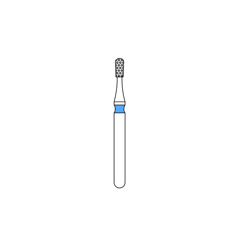 Priva Rotary Instruments Diamond Bur, FG, Pear, Medium Grit, Blue Ring, 1.2 mm Head Diameter, 830-012M, 5/Pkg thumbnail 6