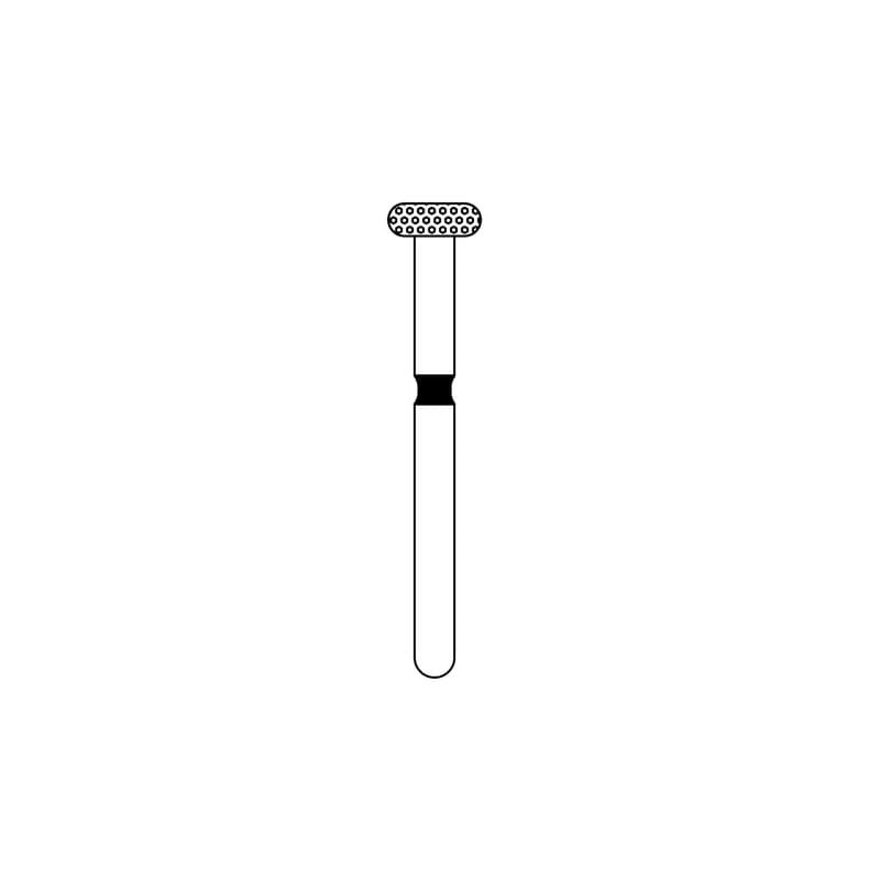 Priva Rotary Instruments Diamond Bur FG, Extra Coarse, Black, Wheel, #909, 3.7 mm Head Diameter, 5/Pkg, P909037XC thumbnail 6