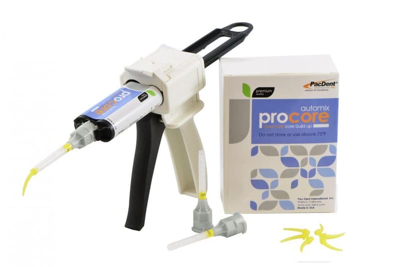 ProCore™ Dual Cure Core Build-Up Blue Kit, 50gm Cartridge with 10 Mixing Tips, PD-325 thumbnail 5