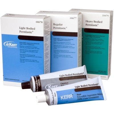 Kerr Permlastic Heavy Body Polysulfide Impression Material, Standard Package (2 x 100g Base, 1 x 70g Catalyst, Mixing Pad), #00675 thumbnail 11
