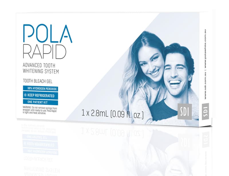 Pola Rapid In-Office Tooth Whitening Kit, 38% Hydrogen Peroxide, 1 Patient Kit, 2.8 mL Syringe + 1 g Gingival Barrier, 7700502 thumbnail 13