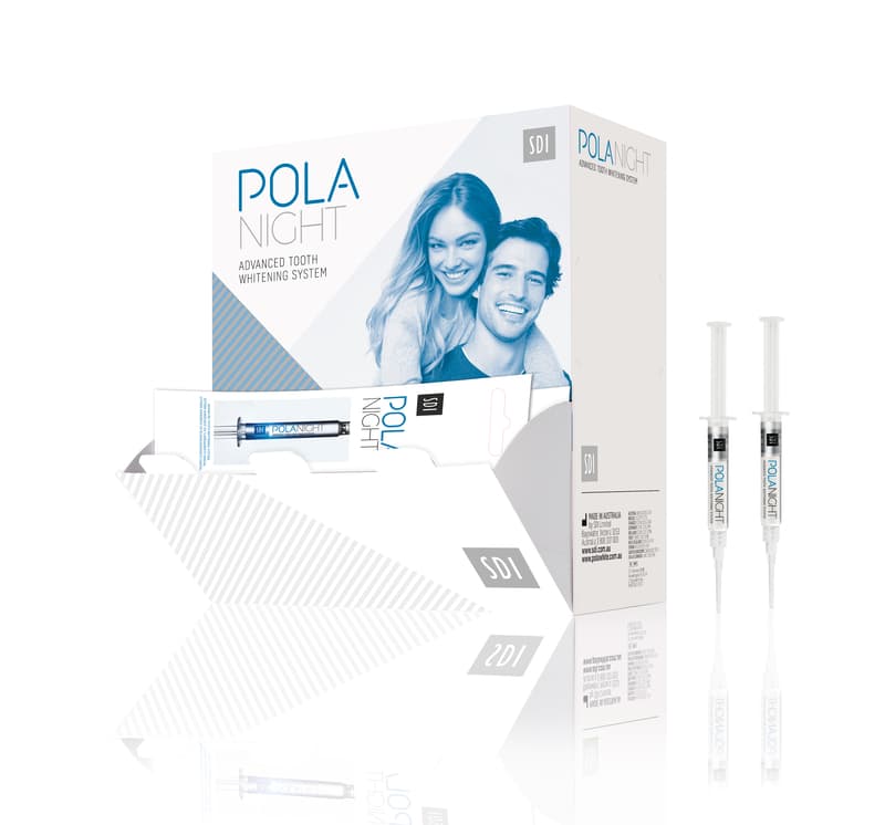 Pola Night 16% Carbamide Peroxide Take-Home Whitening Syringe Refill, Spearmint, 3g Syringes, 50/Pack, 7700072 thumbnail 13