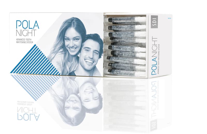 Pola Night Tooth Whitening System, 22% Carbamide Peroxide, Bulk Kit, 1.3 g Syringes, 50/Pk, Spearmint, 7700029 thumbnail 30