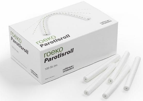 Roeko Parotisroll #3 Non-Sterile Cotton Rolls with Plastic Rod, 3/8" x 4" (10 x 100 mm), 100/Box, 160003 thumbnail 15