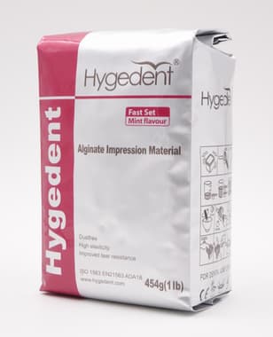 Hygedent Chromatic Regular Set Alginate Impression Material, Mint Flavor, Dust Free, 454g (1 lb) - Hygedent Chromatic RegSet Mint (1lb) - Image 1