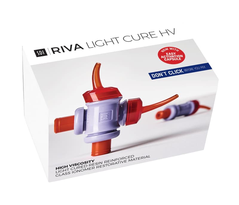 Riva Light Cure HV Capsules, Shade A3.5, High Viscosity Resin-Reinforced Glass Ionomer Restorative, 50/Box, #8730004 thumbnail 11