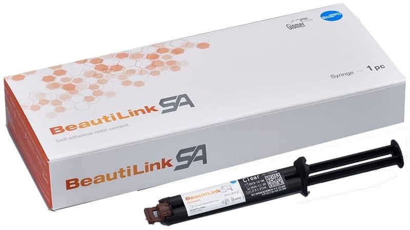 Shofu BeautiLink SA Self-Adhesive Dual-Cure Resin Cement, Clear, 5 mL (8.6 g) Automix Syringe, 1/Pk, C0203 thumbnail 10