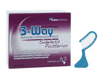 Sultan Three-Way Disposable Impression Trays, Sideless Posterior, 50/Pk, #33004 thumbnail 3
