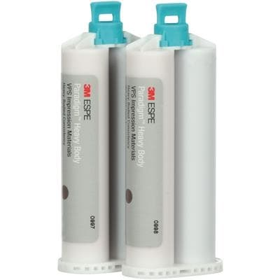 Paradigm Heavy Body Fast Set VPS Impression Material, 2x50ml Cartridges, #5513 - Paradigm Heavy Body Fast Set (2x50ml) - Image 1