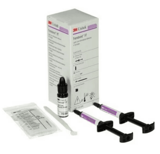 Transbond XT LC Adhesive Kit, 2 x 4g Syringes, 6 mL Primer, Brush Holder, 60 Tips - Transbond XT LC Adhesive Kit - Image 1