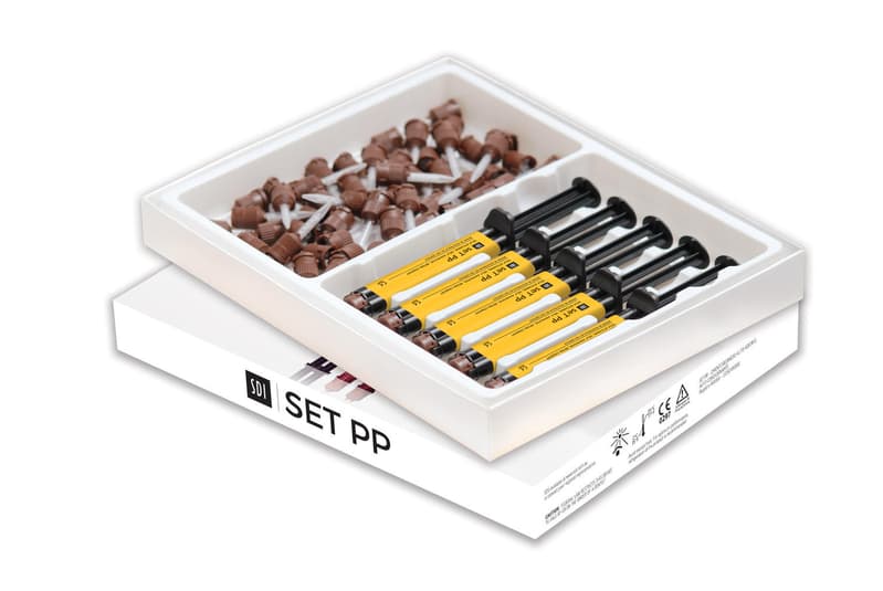 SDI seT PP Self-Etch Self-Adhesive Resin Cement, Assorted Syringe Intro Kit, 5 x 7g Syringes (A1, A2, OA3, White Opaque, Translucent), 70 Mixing Tips, 8810002 thumbnail 21