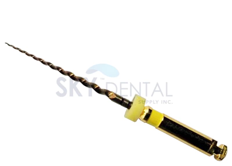 Sky Choice Protaper+ File (F1) 21mm Yellow Rotary Files, 6/Pk - Protaper+ File (F1) 21mm "Yellow" (6) - Image 1