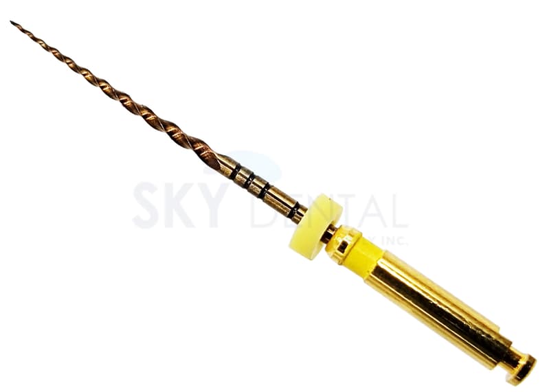 Sky Choice Protaper+ File (F1) 25mm Yellow Rotary Files, 6/Pk - Protaper+ File (F1) 25mm "Yellow" (6) - Image 1