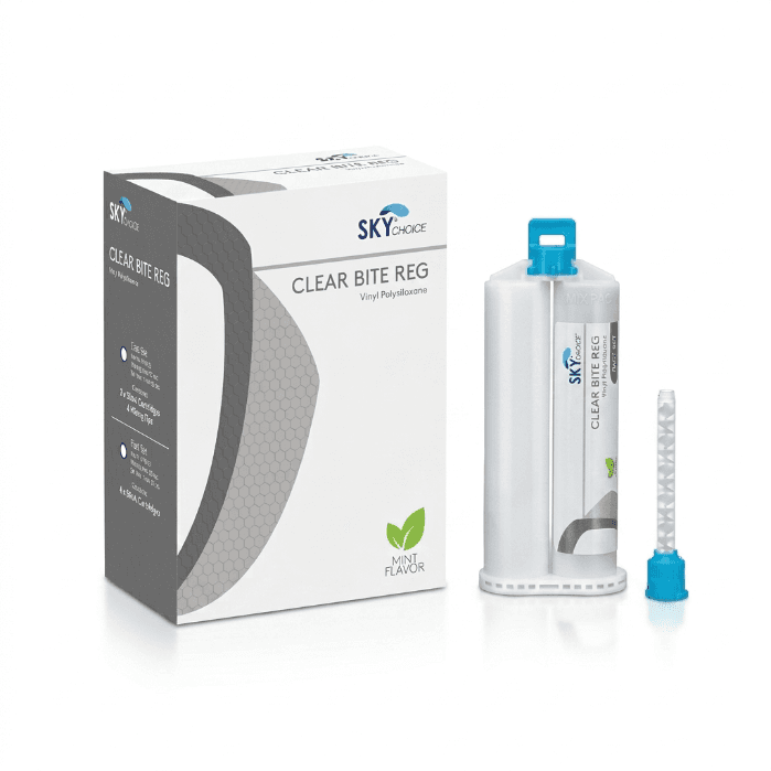 Sky Choice Clear Bite Registration FS, Fast Set, 50ml Cartridge, 4/Pk, 01KXNHK94VRZ13QDPQJ2ZTXANC - Clear Bite Registration FS (4x50ml) - Image 1