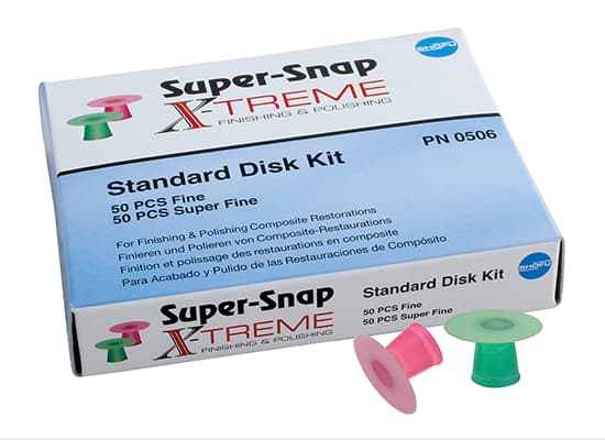 Shofu Super-Snap X-Treme Mini Disk Kit, 8mm, 100 Disks (50 Red Superfine + 50 Green Fine), #0507 thumbnail 20