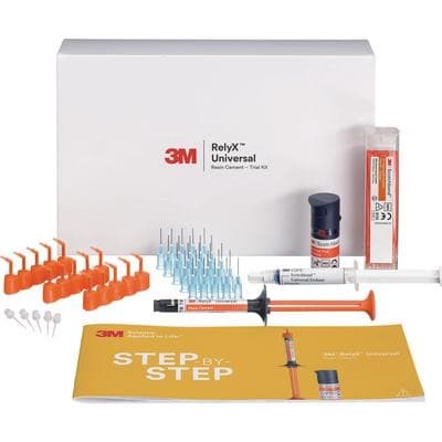 RelyX Universal Cement Trial Kit TR, 3.4g Syringe with Accessories, #56969 - RelyX Universal Cement Trial Kit TR - Image 1