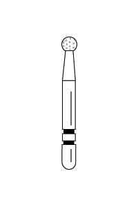 Two Striper Diamond Bur, FG, Round, #125, Coarse, Green, 1.8 mm, 5/Pk, 2015006 thumbnail 13