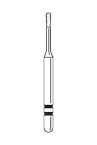 Two Striper MicroPrep Diamond Bur, FG, Pear, MP30R, Medium Grit, Blue Ring, 0.9 mm Head Diameter, 5/Pk, 2015960 thumbnail 16