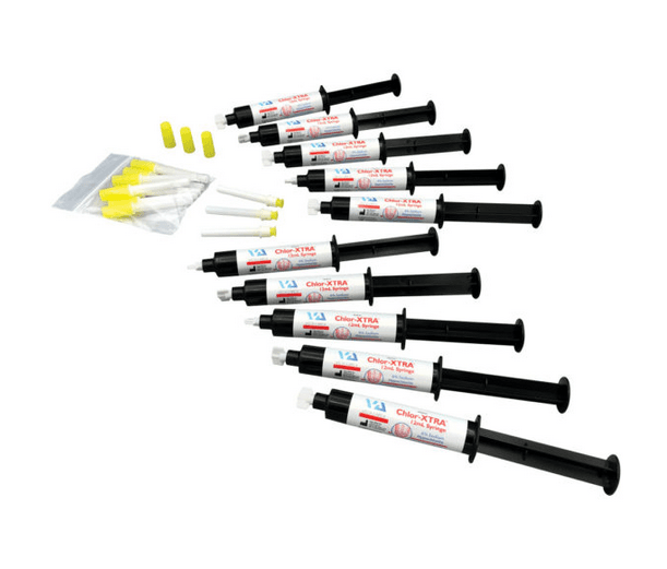 Chlor-XTRA 6% Sodium Hypochlorite Root Canal Irrigant, 12 cc Prefilled Syringes, 10/Box with 27 Ga Side-Vent Tips thumbnail 13