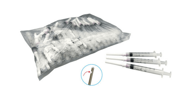Vista-Probe Pre-Tipped Syringes, 3cc Luer Lock, 30 Gauge Closed-End Side-Port Tips, 100/Box, #316239 thumbnail 9