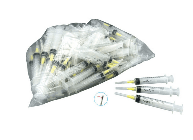 Vista-Probe Pre-Tipped Irrigating Syringes, 12cc Luer Lock with 27ga Closed-End Side-Port Tip, 100/Box, #316217 thumbnail 4