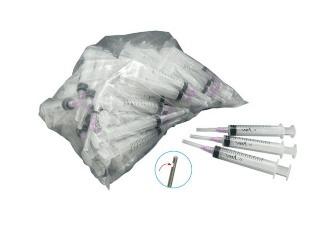 Vista-Probe Pre-Tipped Syringes, 12cc Luer Lock, 30ga Closed-End Side-Port Tip, 100/Box, #316219 thumbnail 3