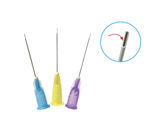 Vista Apex Appli-Vac Bendable Side Vent Irrigating Needle Tips, 23 Gauge, Blue, 1", 20/Pkg, 315023 thumbnail 12