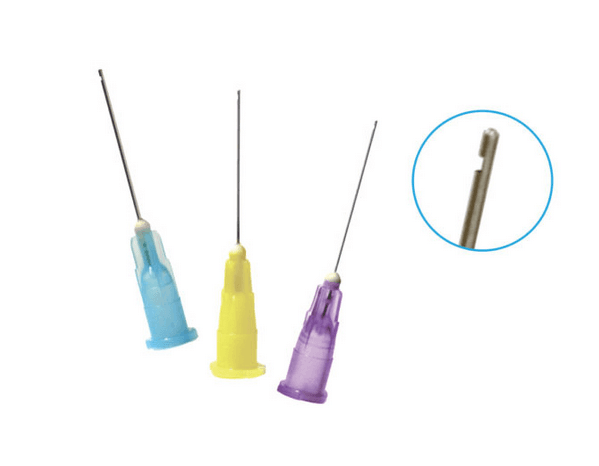 Vista-Probe 1" Bendable Irrigating Tips, 30 Gauge (Purple), Closed-End Side-Port, Luer Lock, 20/Pack, #315130 thumbnail 7