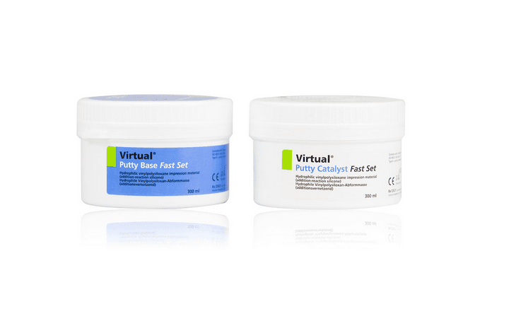 Virtual® Hydrophilic VPS Impression Material Putty Refill, Fast Set, 2 x 300 mL (Base & Catalyst), #768528 thumbnail 13