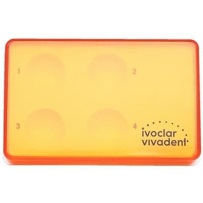 Ivoclar Vivadent Vivapad Reusable Plastic Mixing Well with Light-Protective Orange Cover, 4 Wells, 1/Pk, 533648 thumbnail 15