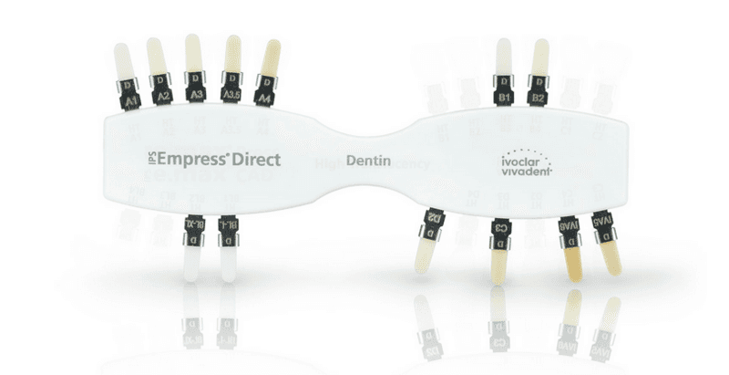 IPS Empress Direct Shade Guide, Dentin Shades, Single Guide thumbnail 13
