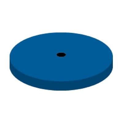 NTI Silicone Polisher, Blue, Large Disc #220, Unmounted, 10/Pk, P0401-220 thumbnail 11