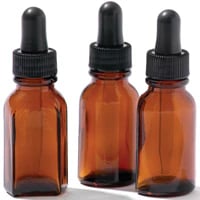 Prescription Container Amber Glass Dropper Bottle, 0.5 oz, 12/Box