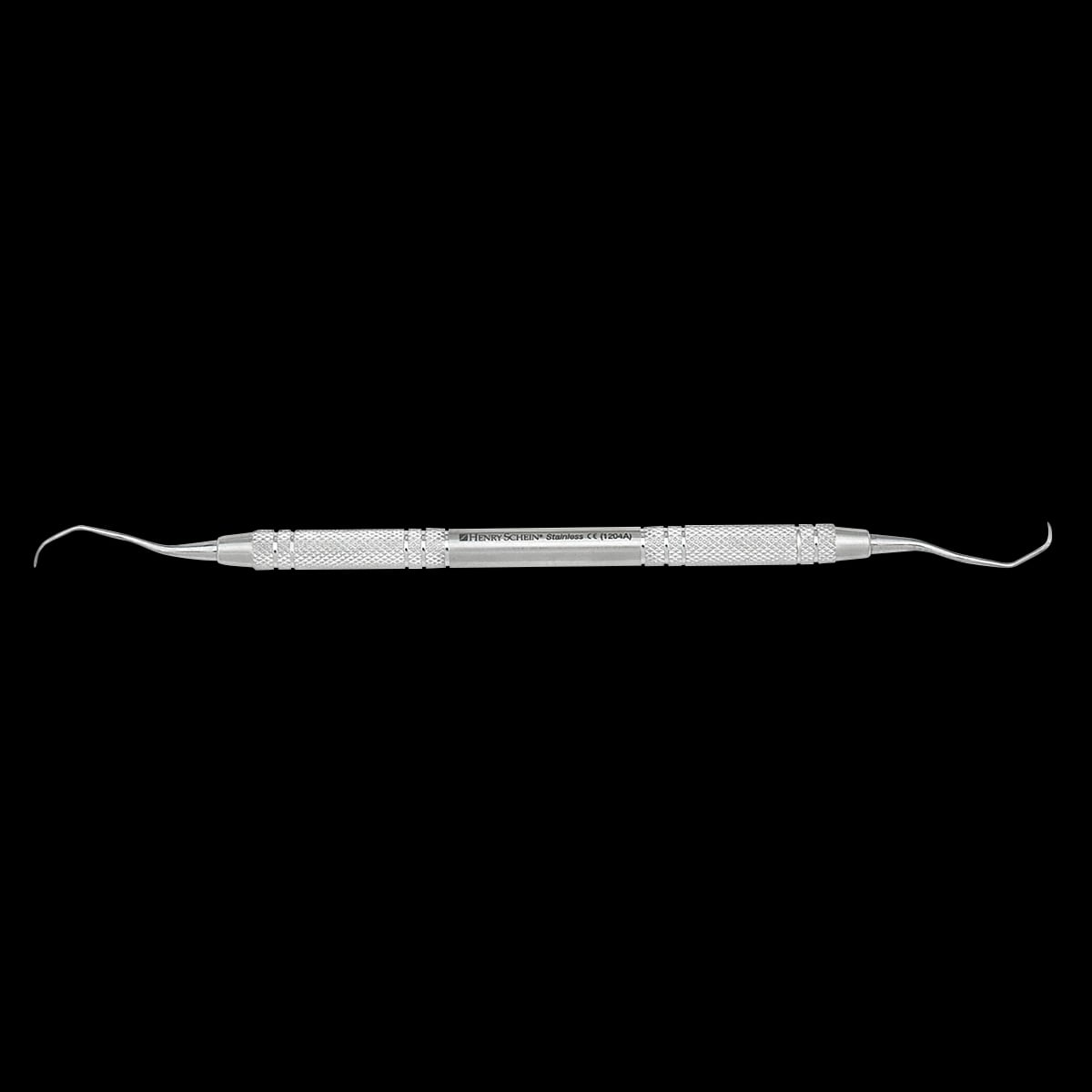 Henry Schein Gracey Curette Double End 13/14, Solid Handle, Stainless Steel, Each
