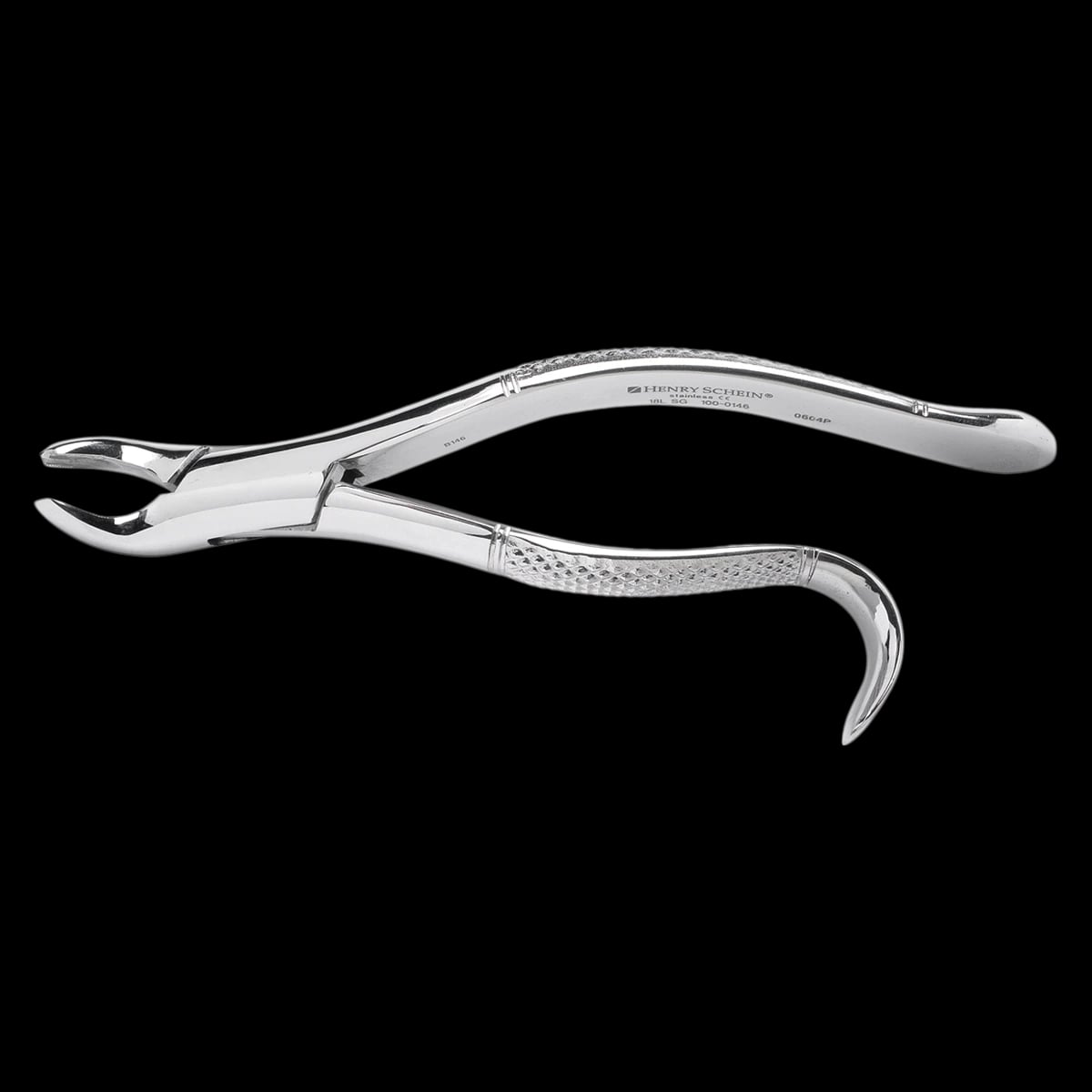 Forcep Extracting #181 SG, Size 18L, 1st and 2nd Molar Upper Left, Serrated, Stainless Steel