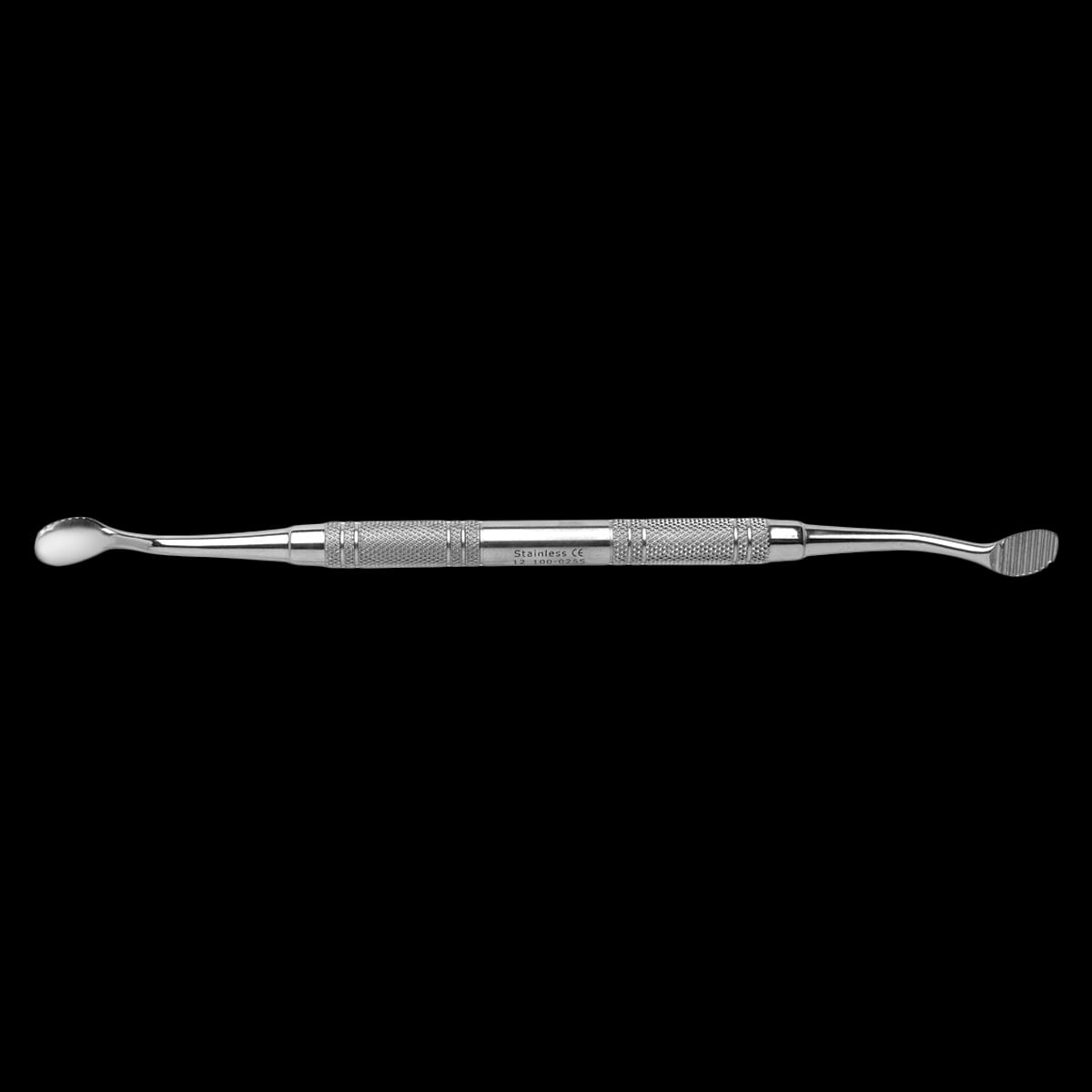 Bone File, Size 12 Howard, Double-Ended, Stainless Steel, Each