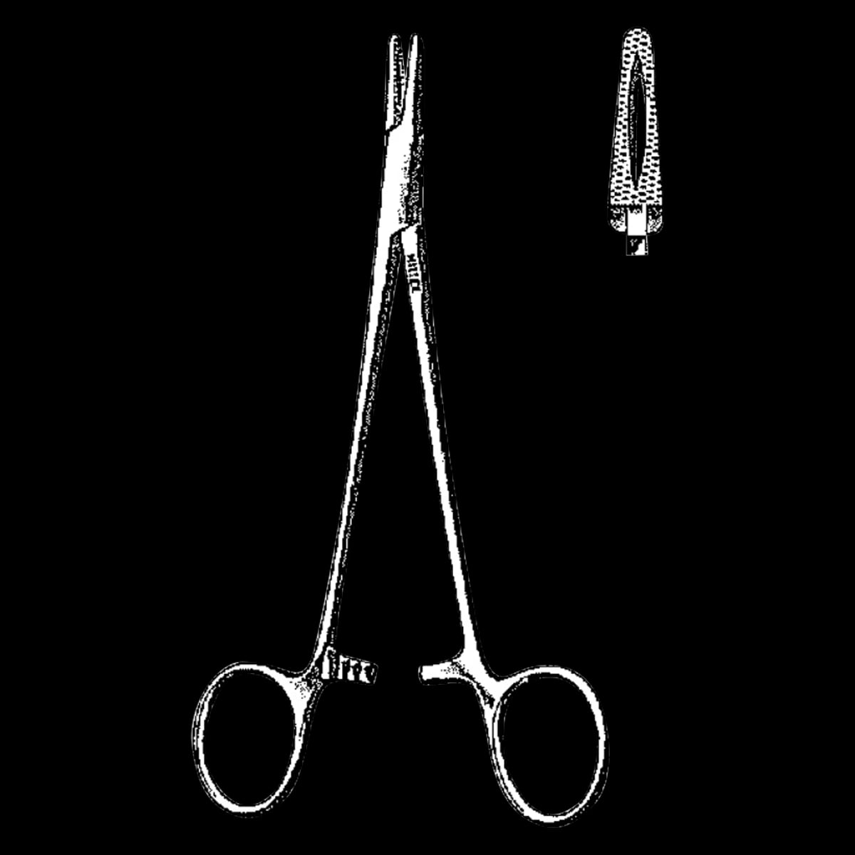 Mayo-Hegar Needle Holder, 7" Stainless Steel, Each