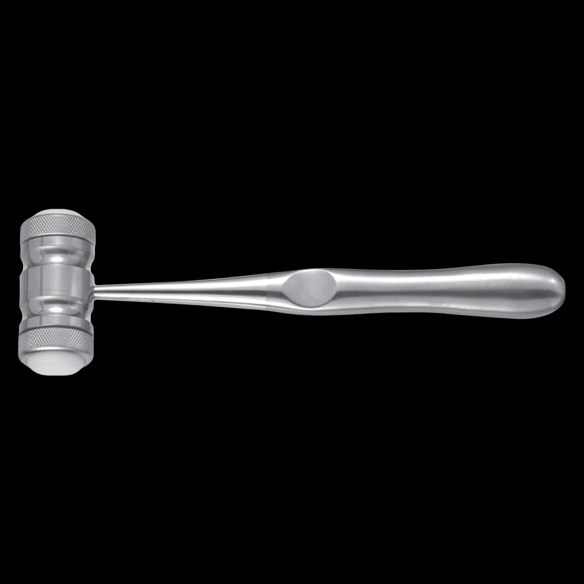 Mead Mallet 7-1/2" with Nylon Caps, Stainless Steel Handle, 8 oz Head