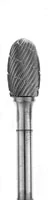 Henry Schein Egg Regular Cut Lathe Carbide Bur, 1/4" Shaft, Laboratory Use, Each