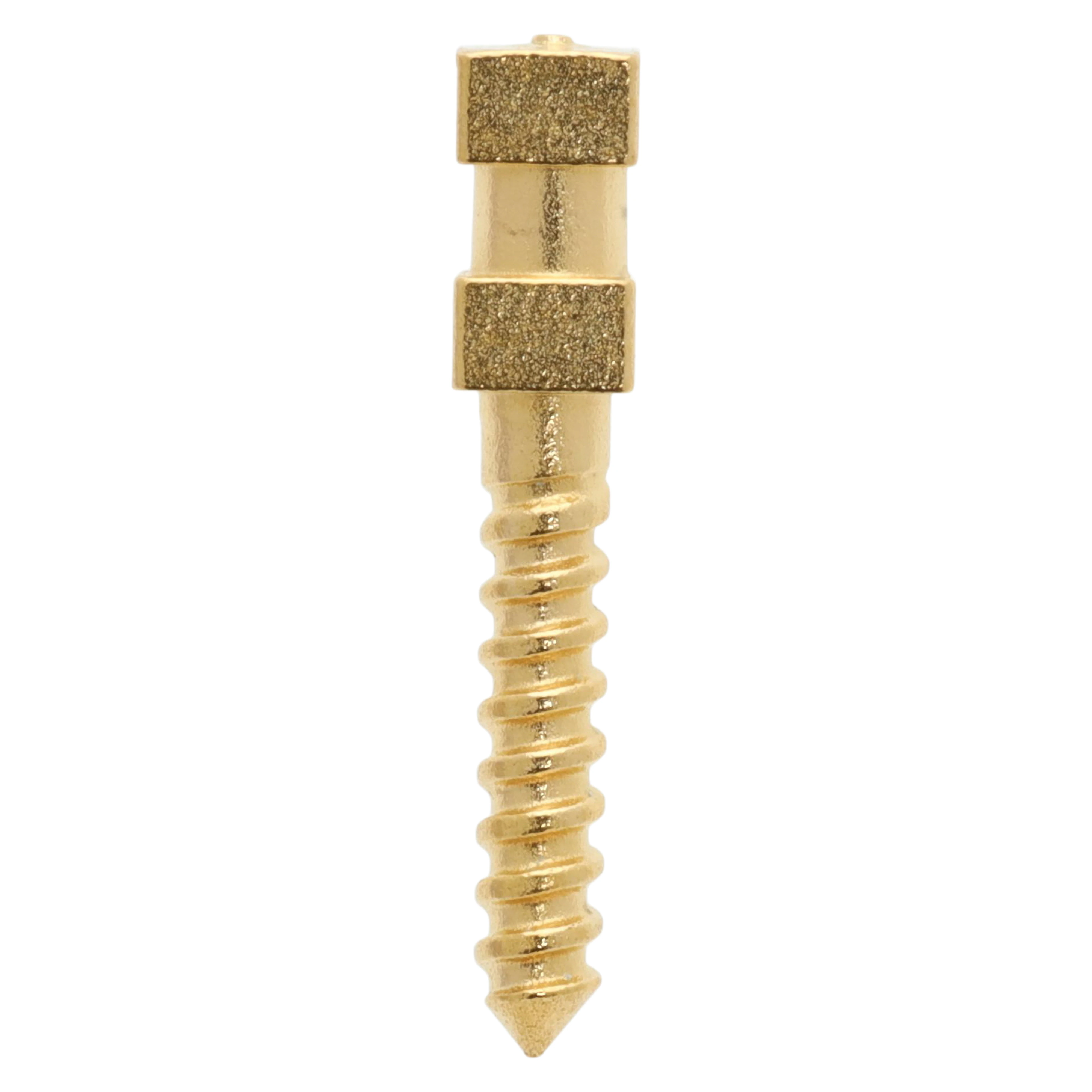 Compo-Post Gold Plated Screw Post Refill, Medium, 9.5 mm, 12/Box