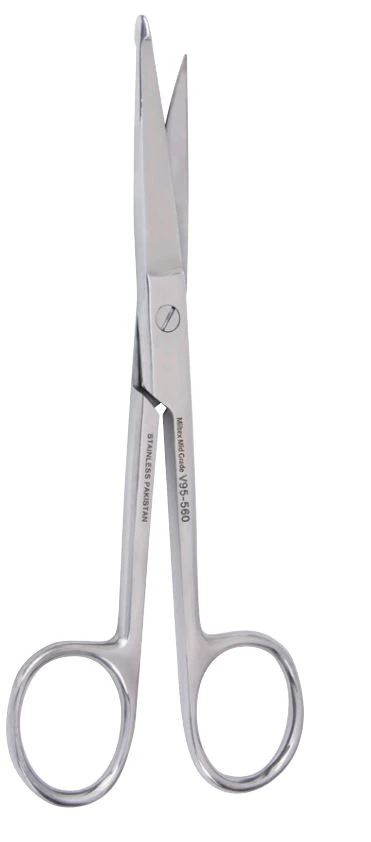 Vantage Knowles Bandage Scissors, Bent, 5-1/2" Stainless Steel, Each